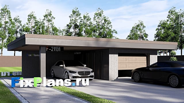 Одноэтажный дом F-21131